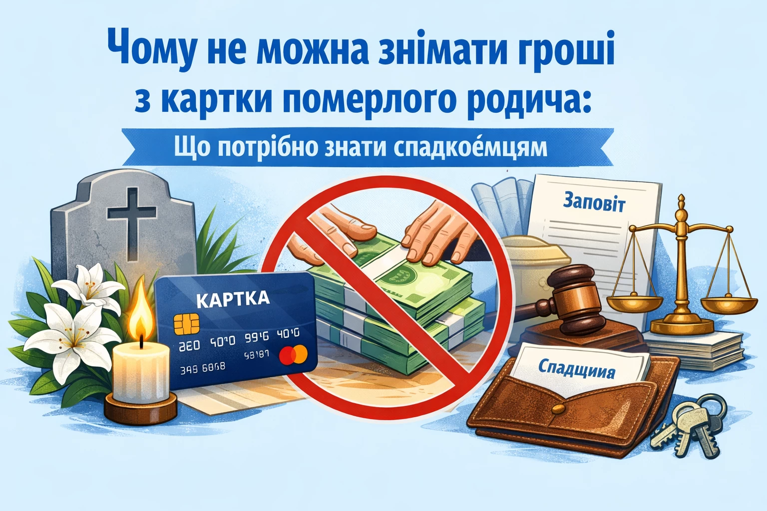 Спадщина чи кримінальна справа: чому не можна знімати гроші з картки померлого родича