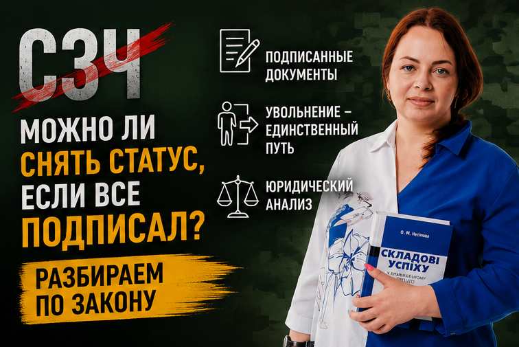 Можно ли снять статус СЗЧ, если все подписал