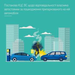 Постанова КЦС ВС щодо відповідальності власника автостоянки за пошкодження припаркованого на ній автомобіля 