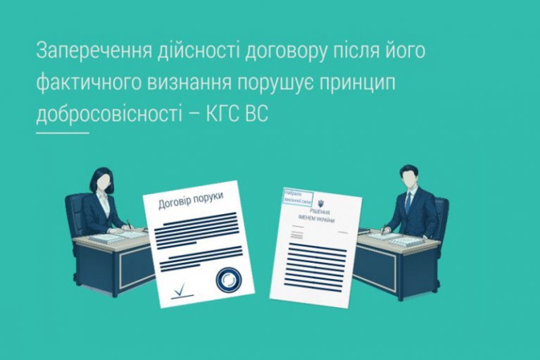 Заперечення дійсності договору після його фактичного визнання порушує принцип добросовісності – КГС ВС (справа № 902/1302/22(902/65/25) 