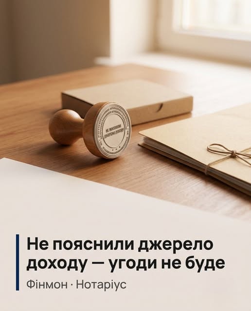  Нотаріус запитує, звідки у вас гроші. Це не цікавість і не перестраховка