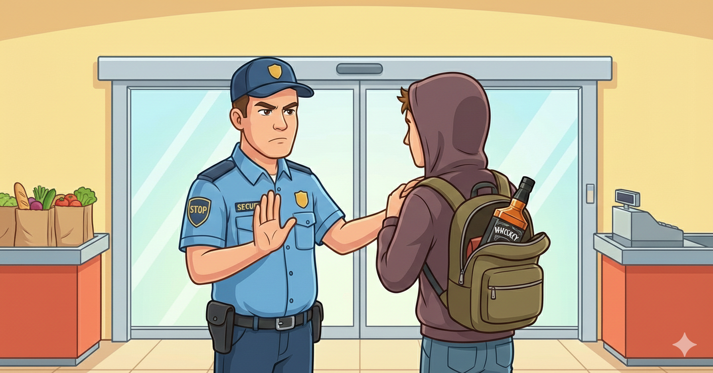 Роз`яснення прав підозрюваного при його затриманні не є обов’язком охорони магазину - це належить до компетенції  уповноважених службових осіб правоохоронного органу. (ВС ККС №215/3066/19 від 11.12.2025 р.)