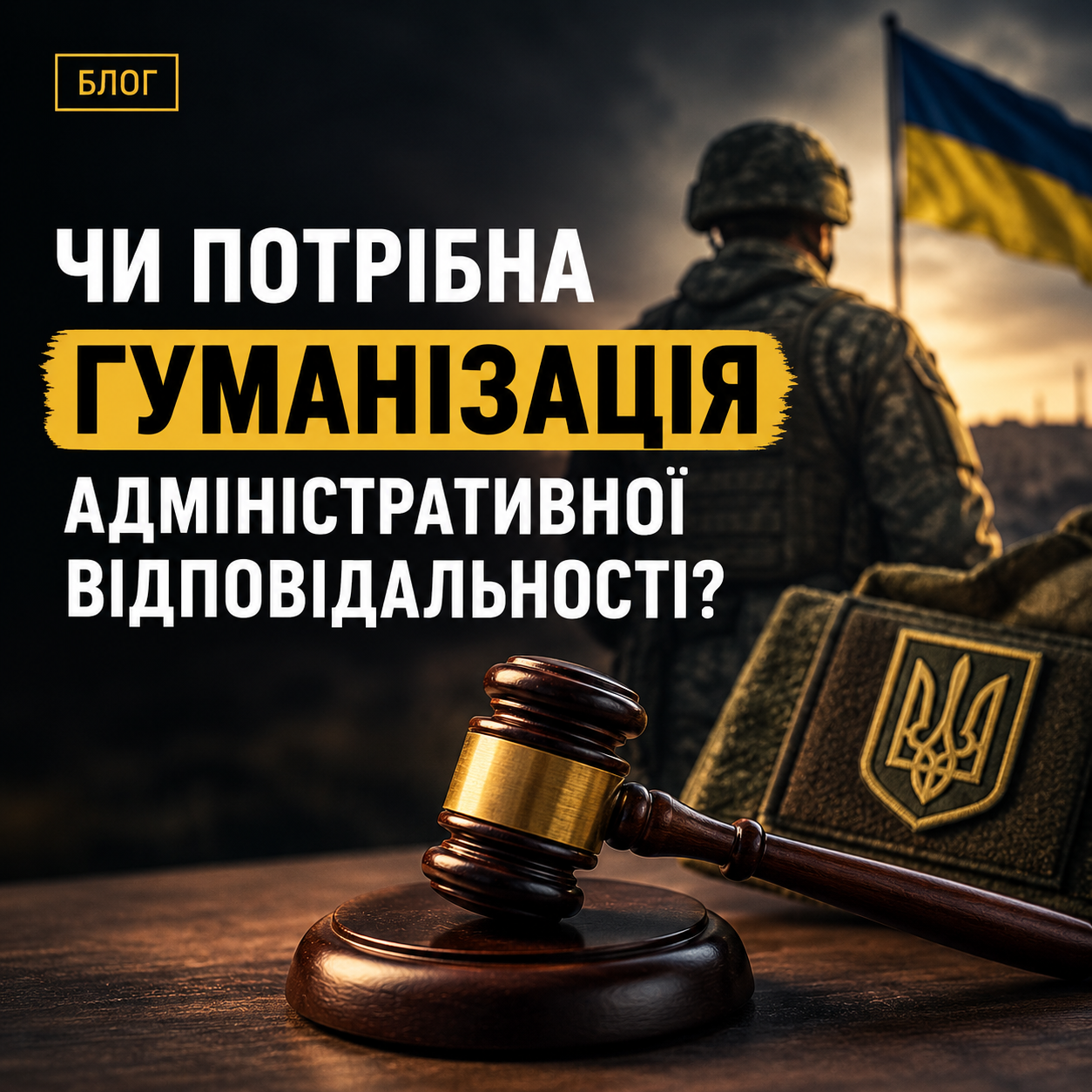 Чи потрібна гуманізація адміністративної відповідальності?