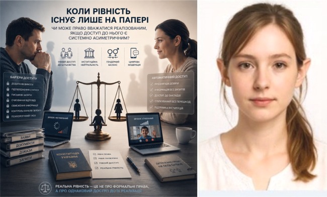 Рівність лише на папері. Чи може право вважатися реалізованим, якщо доступ до нього є системно асиметричним?