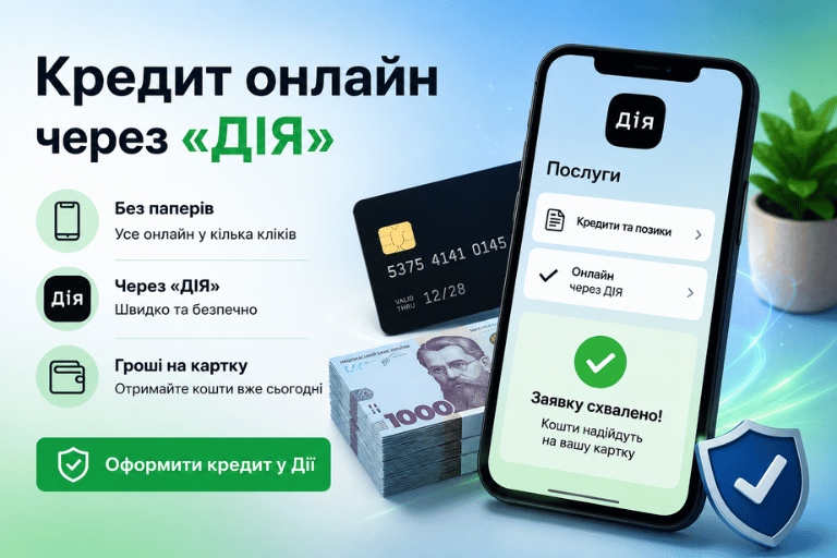 Кредит онлайн через ДІЯ