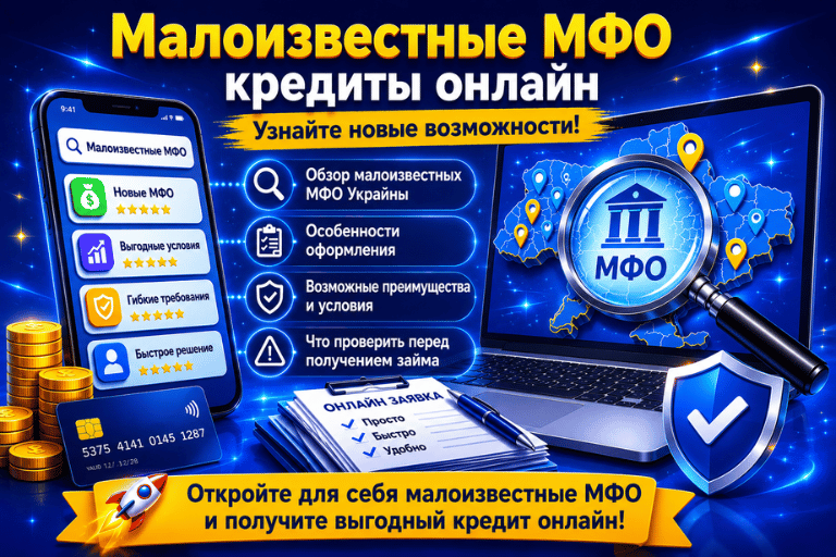 Малоизвестные МФО Украины